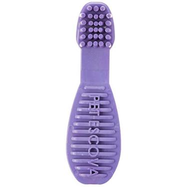 Imagem de Pet Games Mordedor Super Resistente Pet Escova Nylon Lilás Tamanho G Para Cães