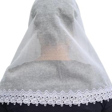 Imagem de Véu ccb notas musicais paloma congregação cristã no brasil - Véus da F