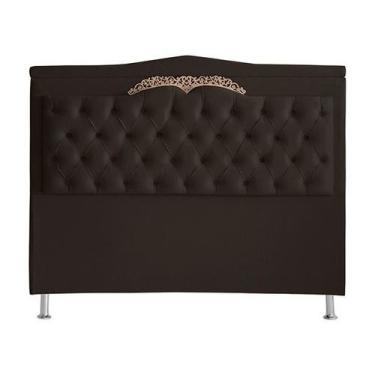 Imagem de Cabeceira De Cama Box Barcelona King 195 cm Capitonê Retro Botão Encap