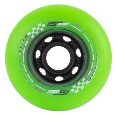 Imagem de Rodas IS Urban 80mm - 86A (4 und), Verde, 80mm