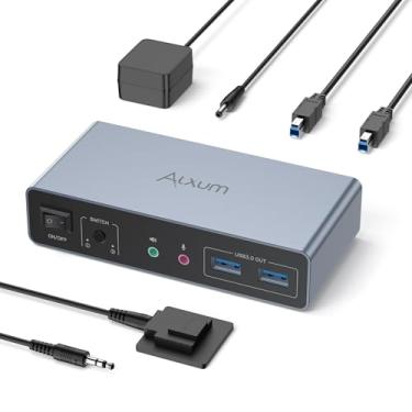 Imagem de Alxum HDMI Displayport USB 3.0 KVM Switch
