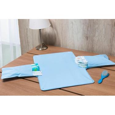 Imagem de Trocador De Fraldas Para Bebê Portátil Com Bolsos Laterais - Meninos  