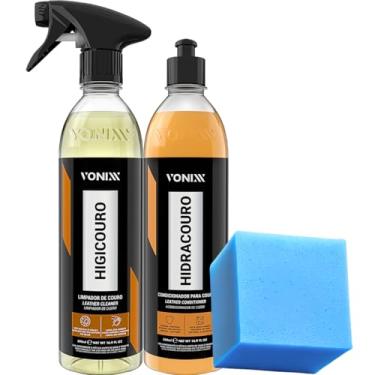 Imagem de Kit Limpeza E Hidratação De Banco De Couro Hidracouro Higicouro Vonixx
