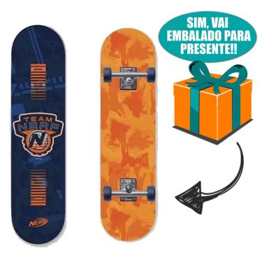 Imagem de Skate Radical Para Iniciantes Nerf Infantil Multilaser