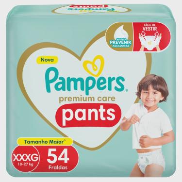 Imagem de Fralda pampers pants premium care xxxg 54 unidades