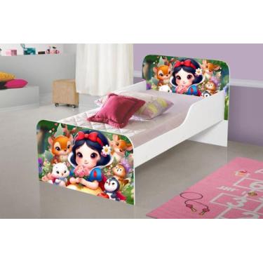 Imagem de Cama caminha para quarto crianças meninas - Dullar Móveis, Branca de N