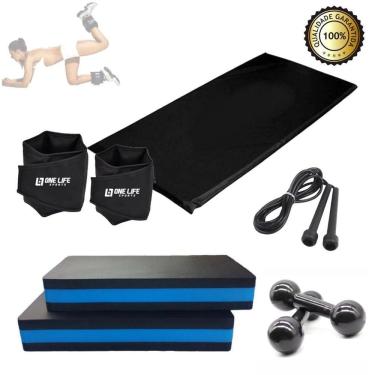 Imagem de Kit Aeróbico Caneleira 2 Kg +2 Steps + Halter 2Kg +