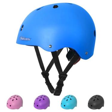 Imagem de MammyGol Capacete De Bicicleta Para Meninos, Capacete De Skate Para Crianças, Conjunto De Equipamentos De Proteção Multiesportivos Ajustáveis, Capacete Leve Para Meninas, Criança Pequena Para Skate,