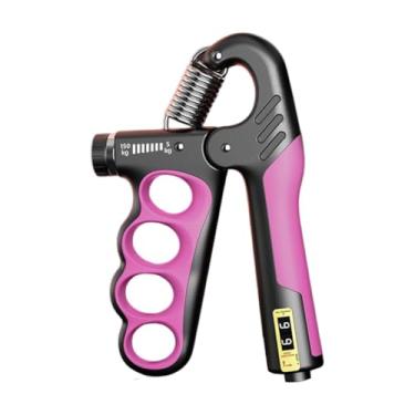 Imagem de Vaveren Fortalecedor de punho de mão Resistência ajustável 5-150 kg fortalecedor do antebraço da garra de mão para treinamento de treinamento de força, Roxo