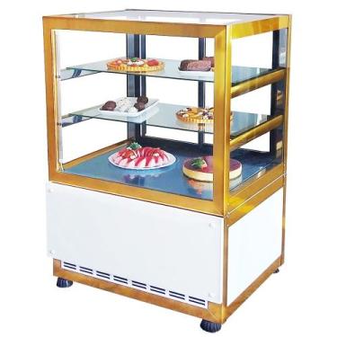 Imagem de DBR1.0 - Balcão Retilineo Refrigerado Dourado 1,0m - 127V - Omega - Co