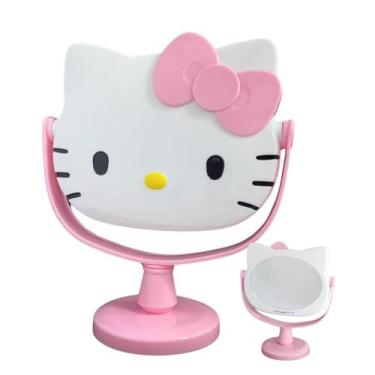 Imagem de Espelho de Maquiagem Com Suporte De Mesa Hello Kitty Sanrio