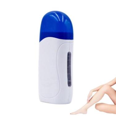 Imagem de Depilador Aquecedor de Cera Elétrico 110V com Rolo Aplicador Pele Lisa