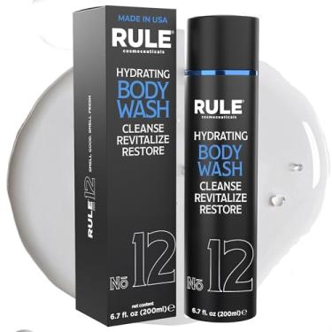 Imagem de RULE COSMECEUTICALS - Rule No. 12 Body Wash, Gel De Banho Para Homens, Sabonete Líquido Masculino Com Manteiga De Karité, Aloe Vera E Óleo De Coco Para A Pele, Limpeza, Revitalização E Restauração,