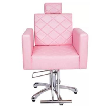 Imagem de Cadeira De Salão De Beleza Cabeleireiro Barbearia Evidence Fixa Hidráu