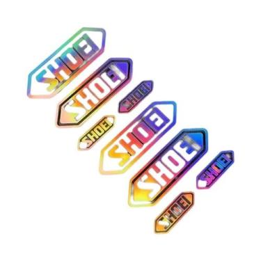 Imagem de Adesivos Refletivos Coloridos para Capacete SHOEI - À Prova D'Água, La