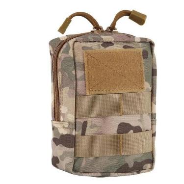 Imagem de Bolsa de Cintura Tática Masculina 1000D - Molle, Durável e com Zíper p