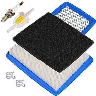 Imagem de HIFROM Kit de reposição de ajuste de vela de ignição para filtro de combustível pré-filtro de ar para Yamaha G16 G19 G20 G22 G29 Drive Gas Golf Cart 1996-UP 4 ciclos 301cc 357cc motor substitui