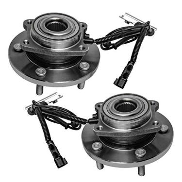 Imagem de Rolamento frontal e conjunto de cubo compatíveis 2008-2011 Chrysler Town & Country Dodge Grand Caravan 09-12 Volkswagen Routan [5 Lug W/ABS 513273]