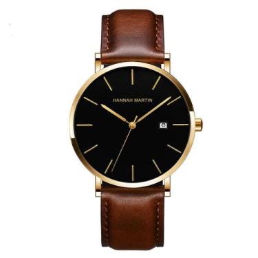 Imagem de Relógio Masculino Hannah Martin 151 Pulseira de Couro, 5