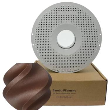 Imagem de Filamento 3d Bambu Lab Pla Galaxy 1kg 1,75mm Com Carretel Reutilizável Cor Marrom 13203