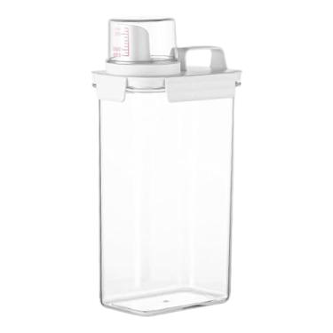 Imagem de Ioensy Dispensador de amaciador de recipientes para recipiente de lavanderia dispensador de tanque de armazenamento de lavanderia para cozinha doméstica, 2300 Ml