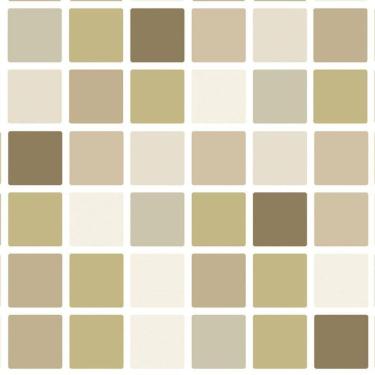 Imagem de Papel De Parede Pastilha Tons Claro Adesivo Cozinha Banheiro