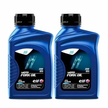 Imagem de Kit 2x Óleo De Bengala 20w Elf Moto Fork Oil 500ml
