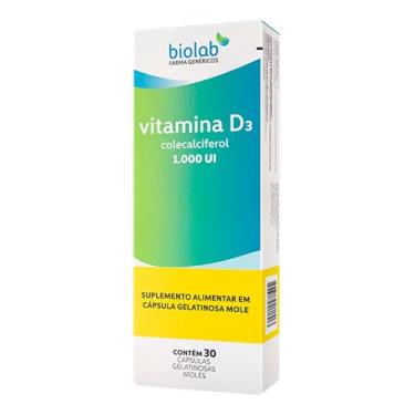 Imagem de Vitamina D3 1000UI 30 Cápsulas