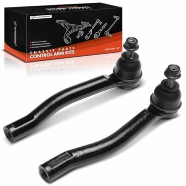 Imagem de A-Premium 2 x terminais de direção externos dianteiros, compatíveis com Nissan Sentra 2013-2019, Versa 2019-2020, Juke 2011-2017, LEAF 2011-2023, Kicks 2018-2021, NV200 2013-2021 e Chevrolet City