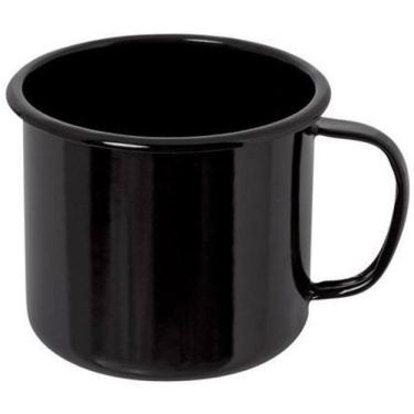 Imagem de Caneca Esmaltada Mãe Ágata Ewel 0,160L - Preto