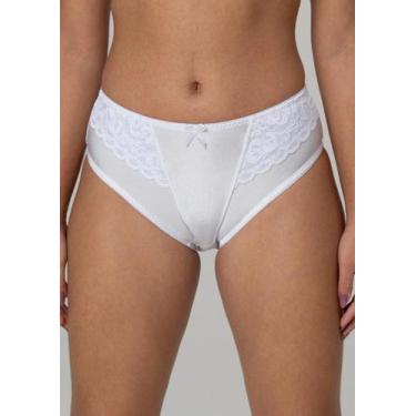 Imagem de Calçola de Lycra com Detalhe em Renda - Gimara, GG, Branco