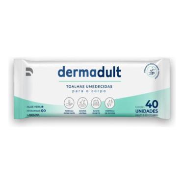 Imagem de Dermadult Toalha Umidecida Adulto Limpeza Uni
