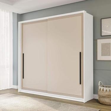 Imagem de Guarda Roupa 180,1cm com 2 Portas de Correr e 2 Gavetas 240835 Valênci