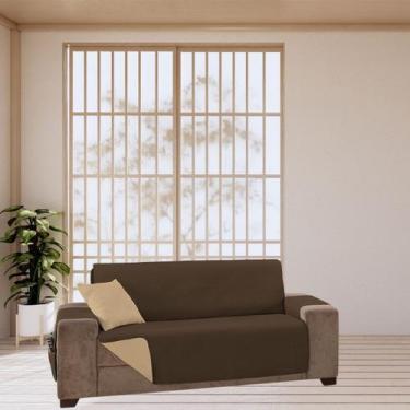 Imagem de Capa Protetora de Sofá King 4 Lugares Impermeável Dupla Face - MR ENXO