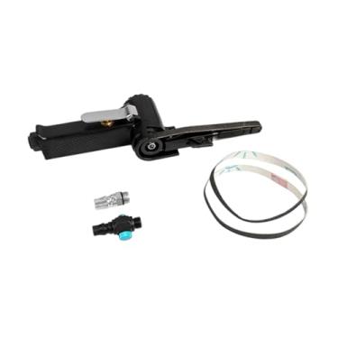 Imagem de Gralara Lixadeira com Cintas de Lixa, Chave Pneumática, Lixadeira de Liga, Retificação Angular de Ar para Acabamento de Móveis de Madeira, 10 mm B