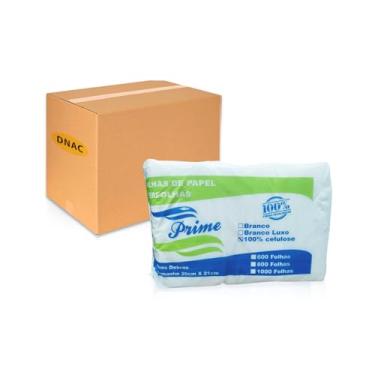 Imagem de Papel Interfolhas 100% Celulose, 20 x 21 cm, Fardo com 5 Pacotes