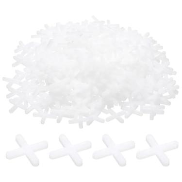 Imagem de HARFINGTON 100 peças espaçadores de azulejo 3 mm plástico rígido cruz azulejos nivelador espaçador instalação clipes de espaçamento de cerâmica para chão de parede