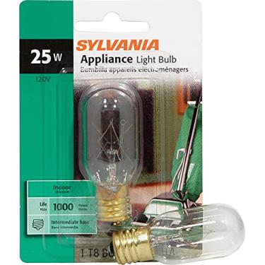 Imagem de Lâmpada incandescente tubular T8 SYLVANIA 25W, 230 lúmens, transparente, 100 CRI, 2850K, branco quente - 1 pacote (18360)