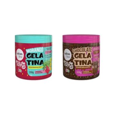 Imagem de Salon Line Kit Desembaraço e Brilho com Morango e Chocolate