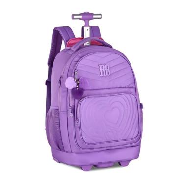 Imagem de Mochila de Rodinhas Rebecca Bonbon Escolar Juvenil Soft RB24673