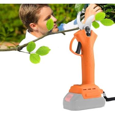 Imagem de Ferramenta Elétrica Bch Cutter Tesoura De Poda Elétrica Sem Fio, Tesoura Elétrica De Jardim, Tesoura Elétrica, Poda De árvores Frutíferas De Jardim De 4 Engrenagens, Te, Yellow, Set2