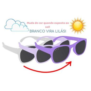 Imagem de Óculos de Sol Infantil - 100% Flexíveis com Garantia de 1 ano - Rosham