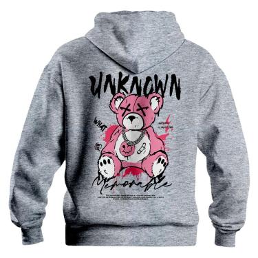 Imagem de Moletom Canguru Ursinho Unknown Blusa De Frio C/ Capuz-Unissex