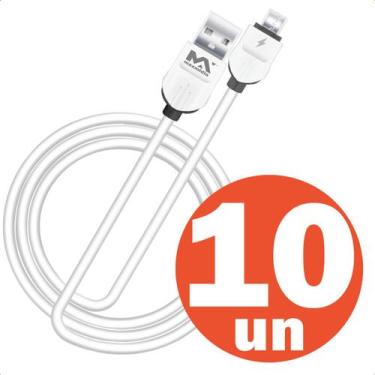Imagem de Kit Atacado Cabo de Dados Carregador Micro Usb V8 10 Peças - Maxmidia