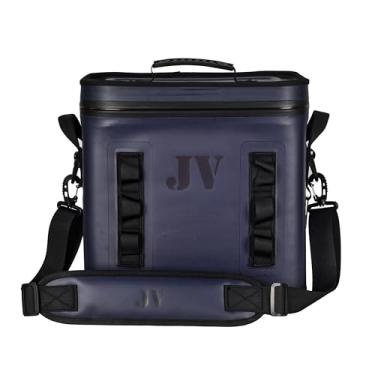 Imagem de Bolsa térmica térmica portátil à prova de vazamento para gelo, 12 latas, isolamento congelante, com zíper à prova d'água para acampamento, praia, viagens, piquenique e pesca