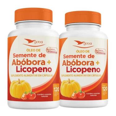 Imagem de Suplemento Alimentar Kit 2 Óleo de Semente de Abóbora Licopeno  120 Cá