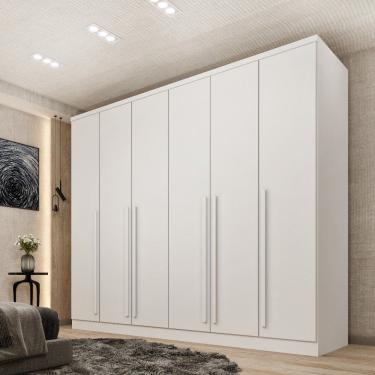 Imagem de Guarda Roupa Casal 6 Portas Sevila Tcil Móveis Neve