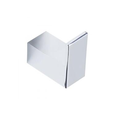Imagem de Cabide Gancho Porta Toalha de Rosto Quadrado Inox 304 Cromado Polido