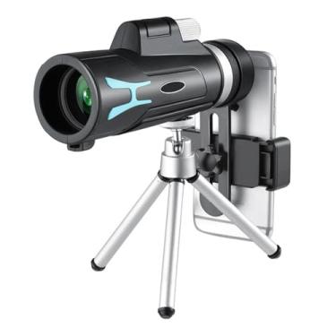 Imagem de Telescópios Profissionais Monocular Amplo Campo de Visão Vidro ótico revestido FMC portátil IPX4 Telescópio impermeável para observação de aves Viagem Concerto de Caminhada,B