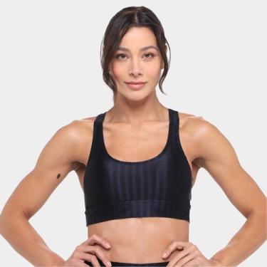 Imagem de Top Selene 3D Feminino, Preto, P
